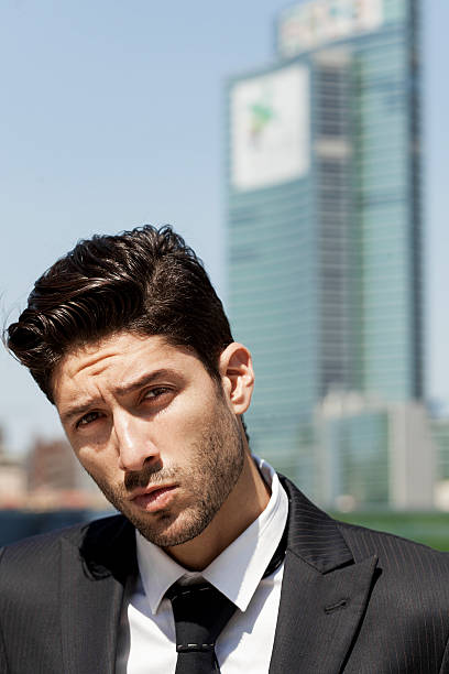 istock Handsome businessman portrait in Milan 486502112