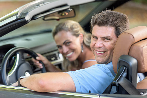 istock Mature couple road trip 486505260