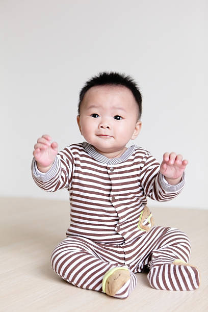 istock Portrait of cute baby 486506419