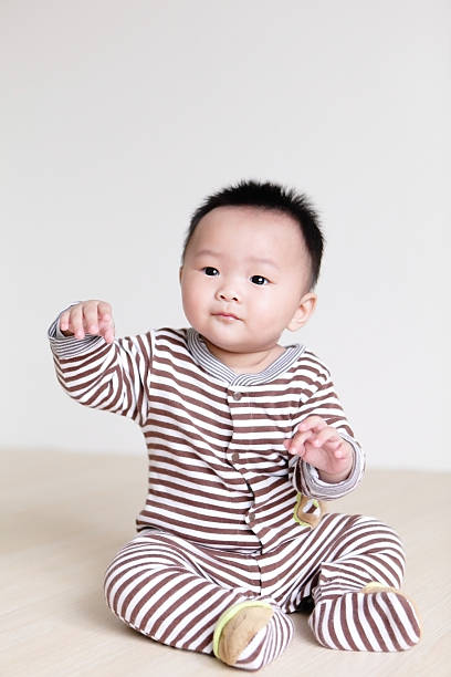 istock Portrait of cute baby 486506449