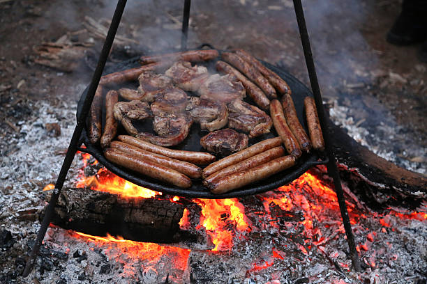 istock BBQ meat on an Outdoor Hot Plate 486506902
