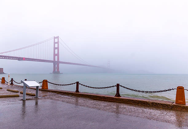 istock San Francisco: Golden Gate Bridge in the Rain 486507021