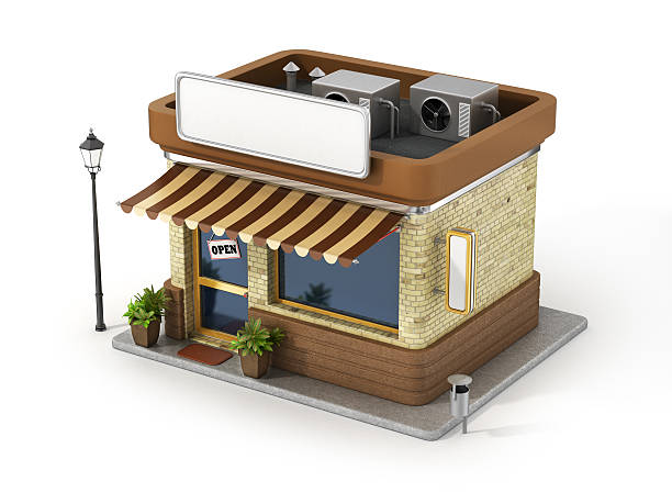 istock Concept of shop. 486507446