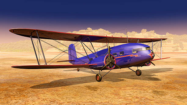 istock American biplane from the 1930s 486517744