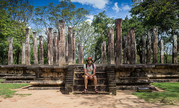istock Angled view of the steps and lion carvings 486522278