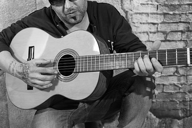 istock Guitarist in the street 486522825