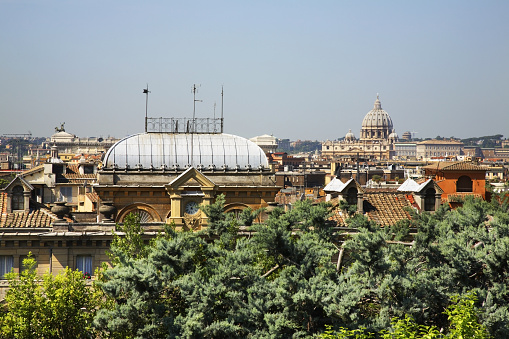 Panoramic view of Rome. Italy