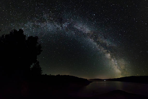 istock Milky Way at Lake Bicaz in Romania 486523592