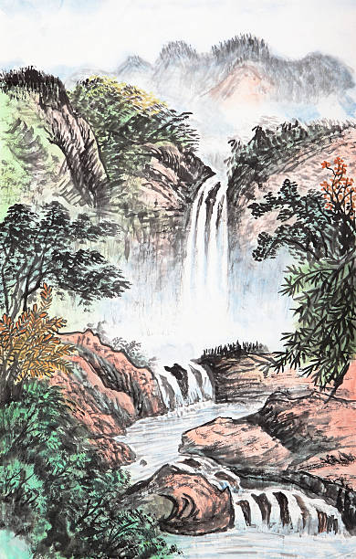 istock traditional Chinese painting , landscape 486524551
