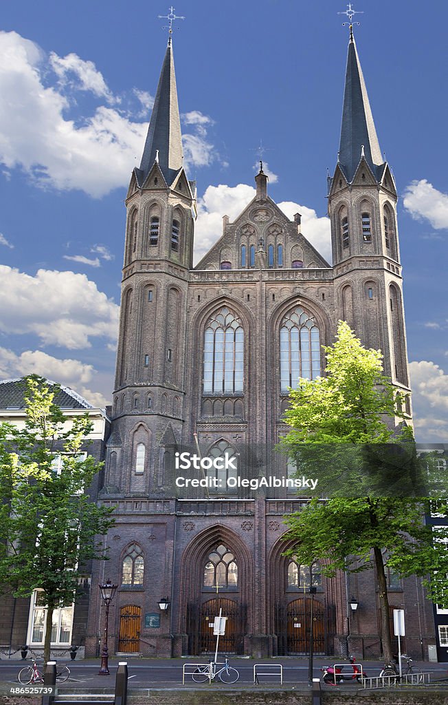 De Krijtberg Kerk, De Amesterdão. - Royalty-free Amesterdão Foto de stock