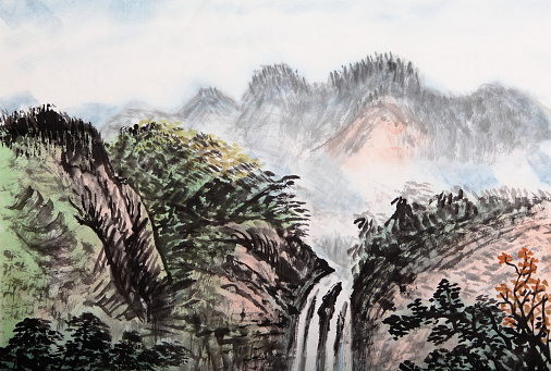 traditional Chinese painting , landscape
