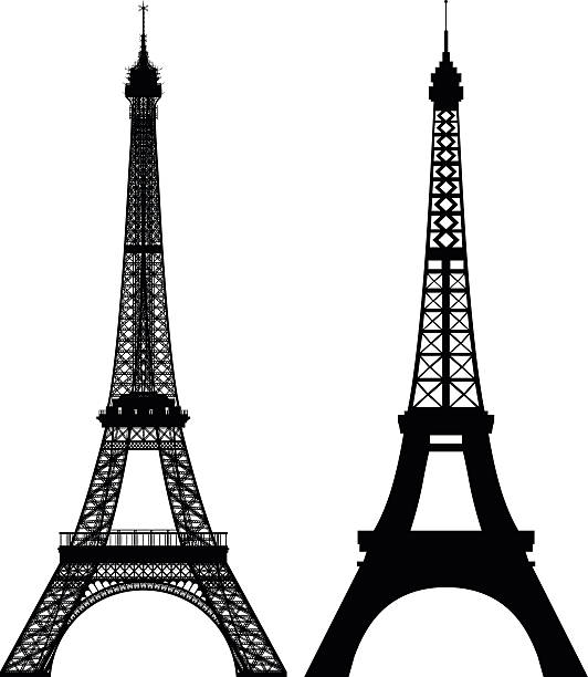 ilustraciones, imágenes clip art, dibujos animados e iconos de stock de eiffel tower - torre eiffel