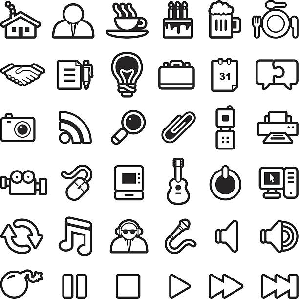 symbole - paper clip audio stock-grafiken, -clipart, -cartoons und -symbole