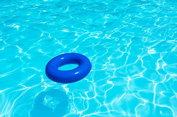 istock Blue buoy on swimming  pool 486527108