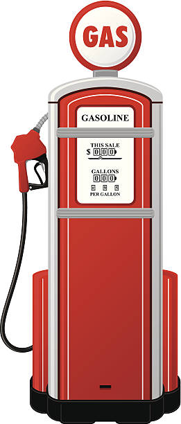 Vintage Gas Pump Vintage Gas Pump vintage gas pumps stock illustrations