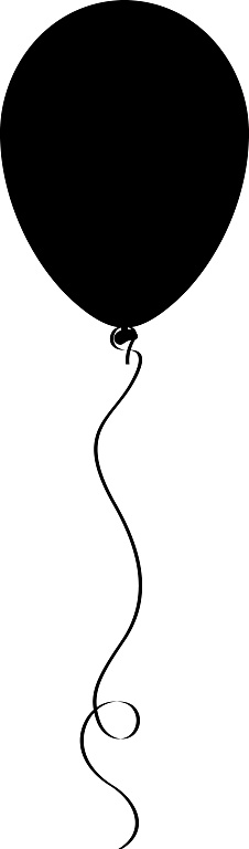 Melodramatisch Kunstmatig Orthodox Balloon Silhouette Stock Illustration - Download Image Now - Balloon, In  Silhouette, Vector - iStock