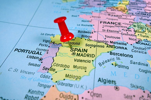 Mapa de España photo