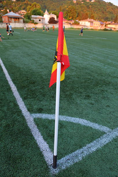 istock Corner of a soccer field 486529180