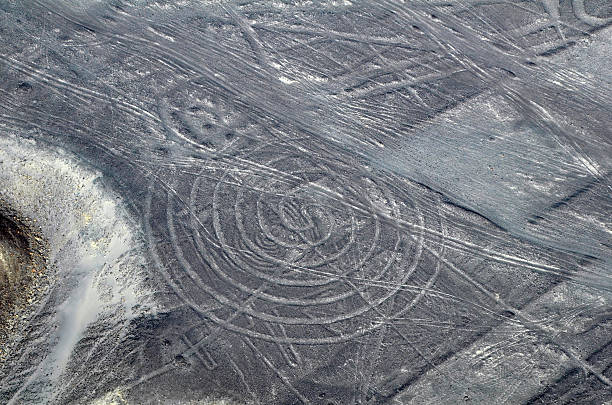 istock Nazca Lines - Spiral - Aerial View 486530062