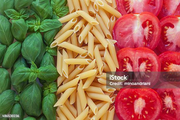 Italian Food With Background Stock Photo - Download Image Now - Italy, Italian Food, Food