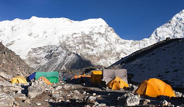 istock Base Camp of Island Peak (Imja Tse) near Mount Everest 486531676