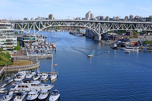 istock Vancouver, Granville Island marina 486532780