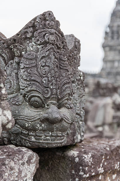istock Detail of carved relief at Prambanan. Java, Indonesia. 486533870