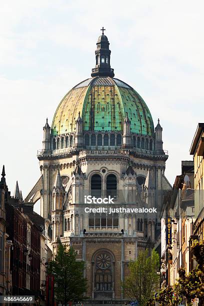 Royal Church St Marie Stock Photo - Download Image Now - Architectural Dome, Architecture, Belgium