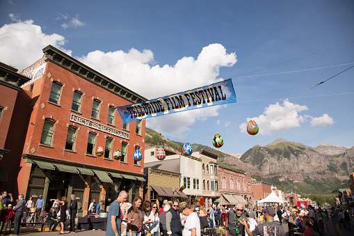 Telluride, CO, USA - August 29, 2014: A general view of atmosphere at the Opening Night Feed at the 2014 Telluride Film Festival