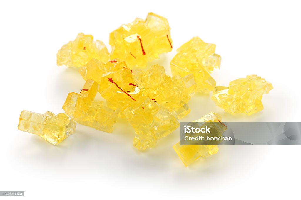 nabat nabat, iranian saffron rock candy Candy Stock Photo
