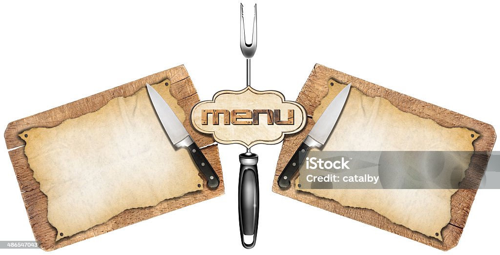Rustic Template For Menu Rustic Menu Template Stock Photo - Download Image Now - Blank, Brown ...