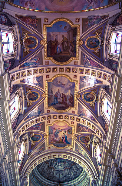 istock Interior of church 486548748