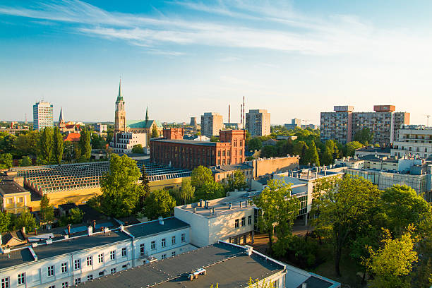 City of Lodz, Poland stock photo