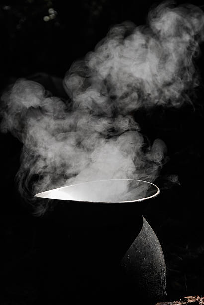 istock Steam and smoke over cooking pot 486549064