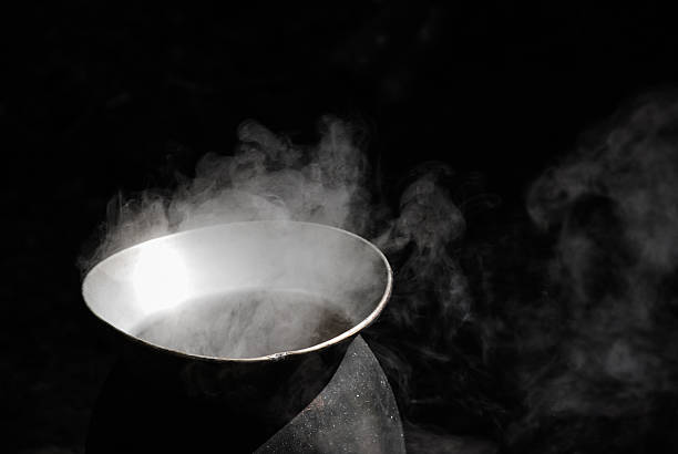 istock Steam and smoke over cooking pot 486549234
