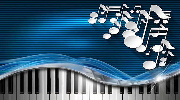 istock Music Blue and Metal Business Card 486549385