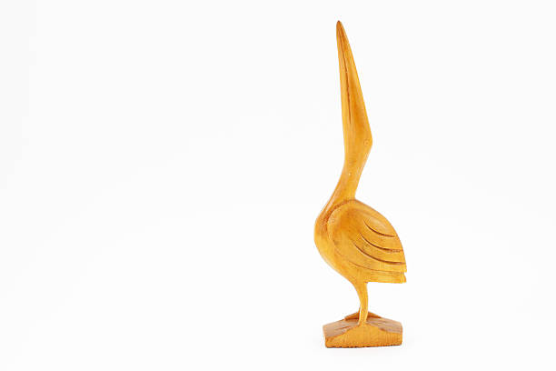 istock Wooden figurine of bird 486549729
