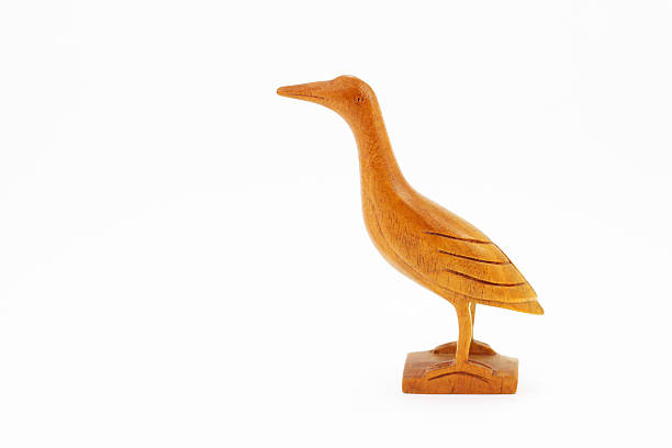 istock Wooden figurine of bird 486549733