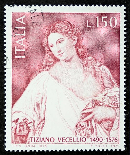 istock Tiziano Vecellio postage stamp 486553103