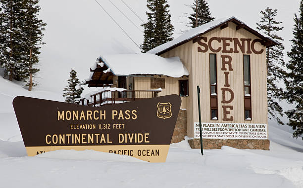 Monarch Pass stock photo