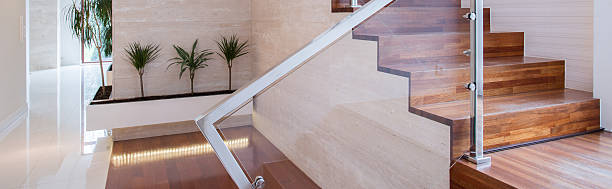 istock Close-up of wooden steps 486556594
