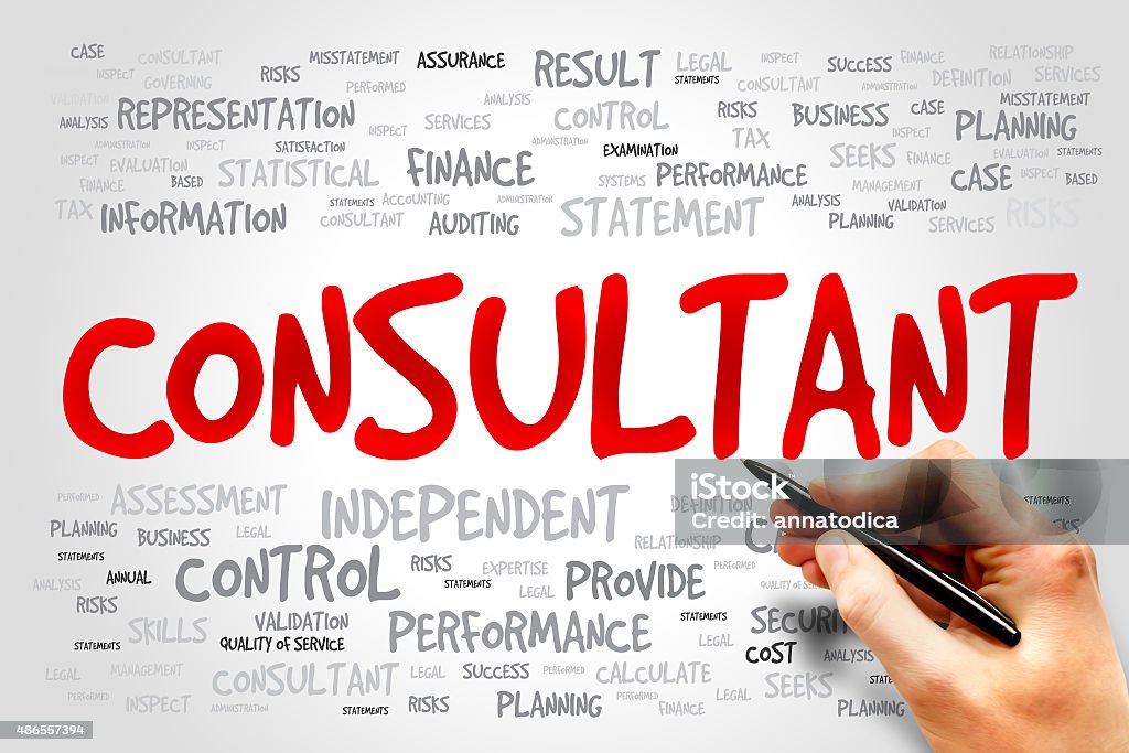 CONSULTANT CONSULTANT word cloud, business concept 2015 Stock Photo