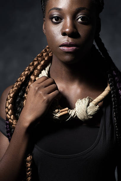 istock self-assured African woman and collar 486557612