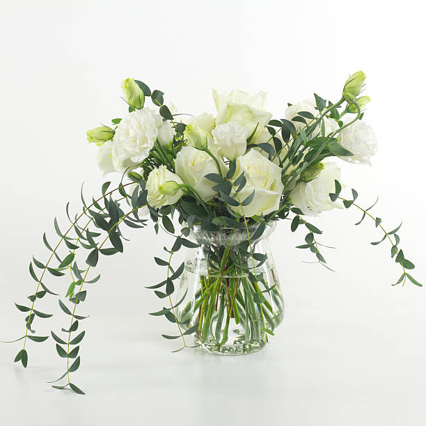 istock flowers in vase isolated. 486560046