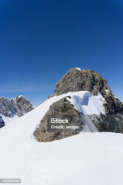 Mountain Peak Stock Photo - Download Image Now - 2015, Adventure, Blue