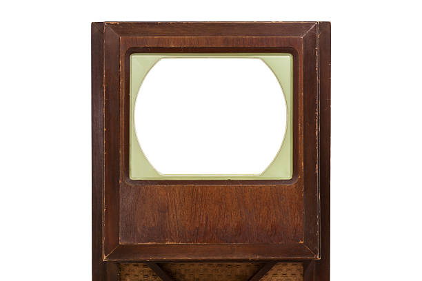istock VIntage Television Isolated with Cut Out Screen 486568865