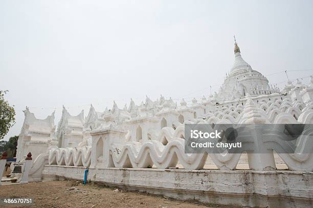 The White Pagoda Of Hsinbyume Paya Temple Stock Photo - Download Image Now