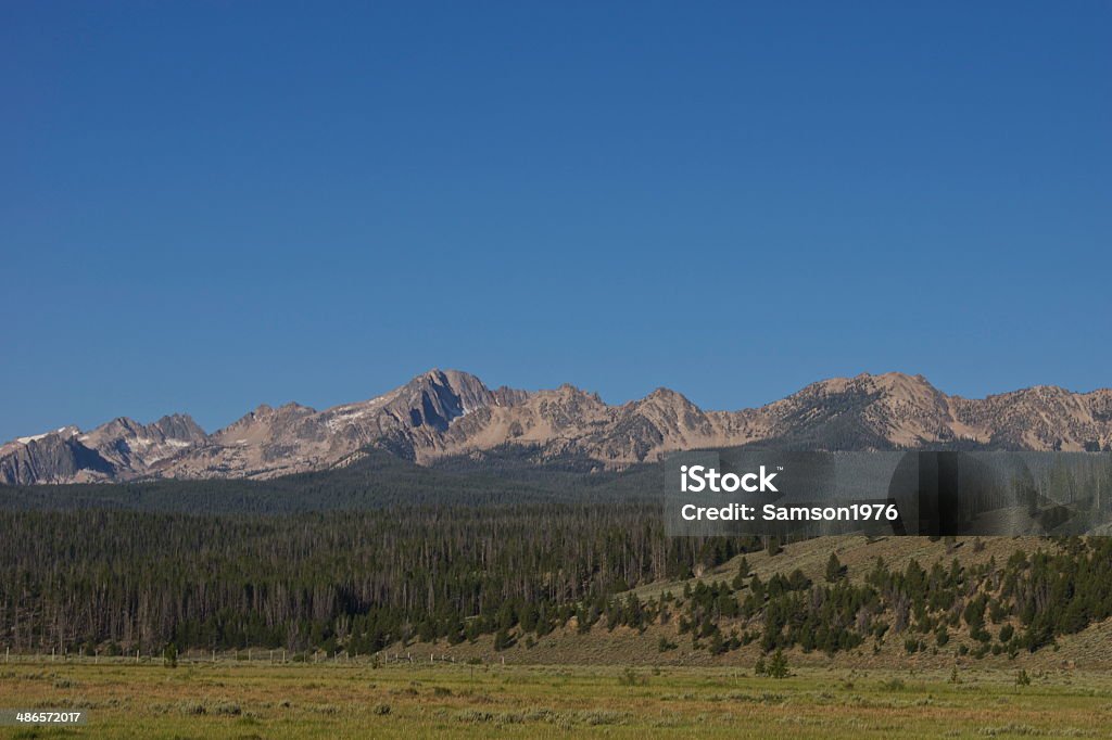 Sawtooth Sky Wilderness Central Idaho's Sawtooth Range. Extreme Terrain Stock Photo