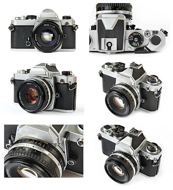 istock Classic film SLR camera collage 486573313