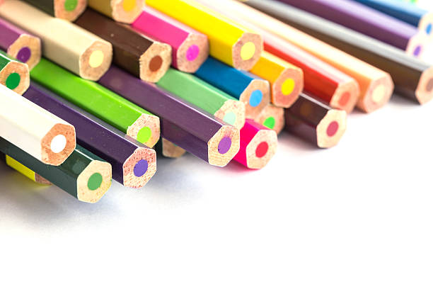 istock Colour pencils isolated on white background 486575248